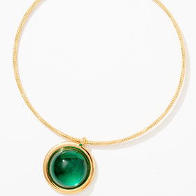 Maldives Necklace in Emerald